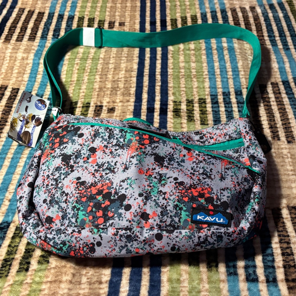 Kavu Colorful Abstract Shoulder Bag